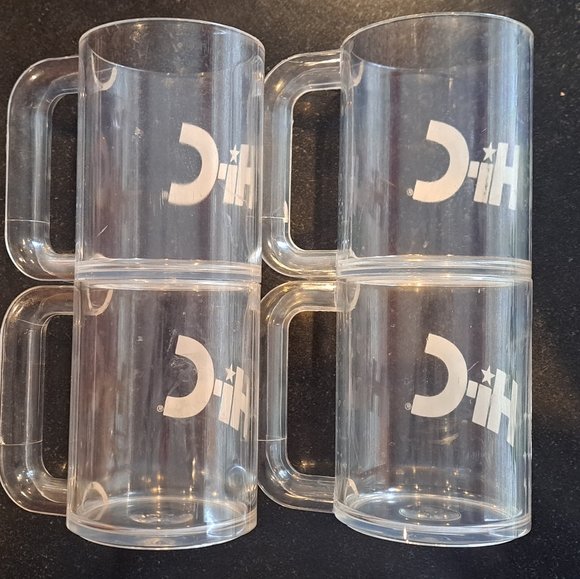 Vintage Hi-C clear plastic mugs - Picture 2 of 8